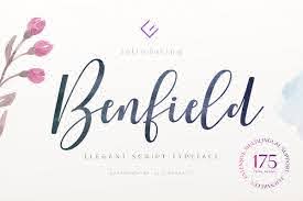 Przykład czcionki Benfield